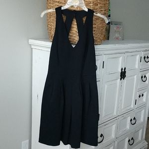 Black dress, halter, Banana Republic, size 6